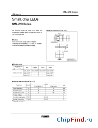 Datasheet SML-210LT manufacturer Rohm
